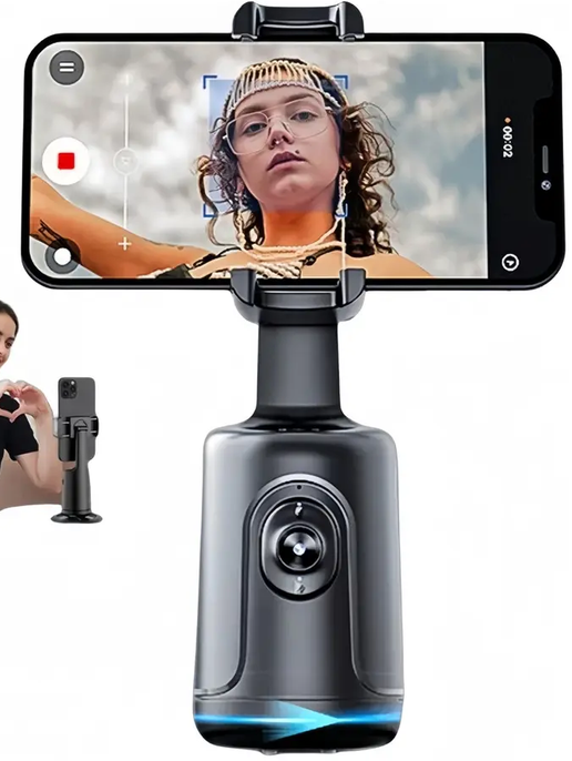 Suporte Giratório Automático De 360°/segue Seu Movimento